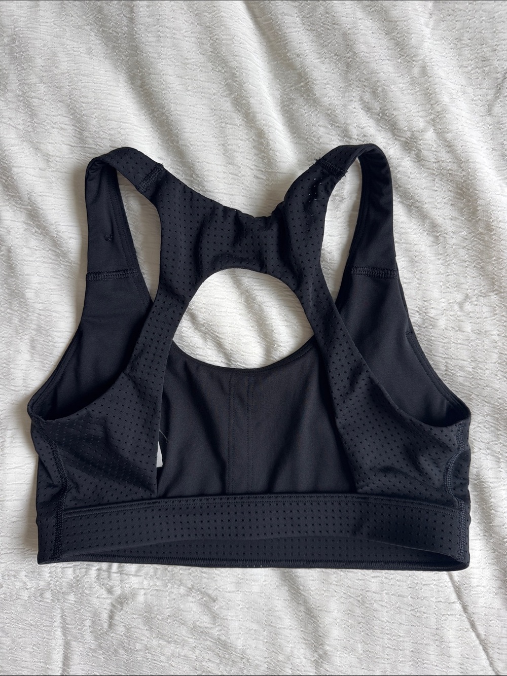 Adidas Black Racerback Sports Bra - Picture 2 of 4